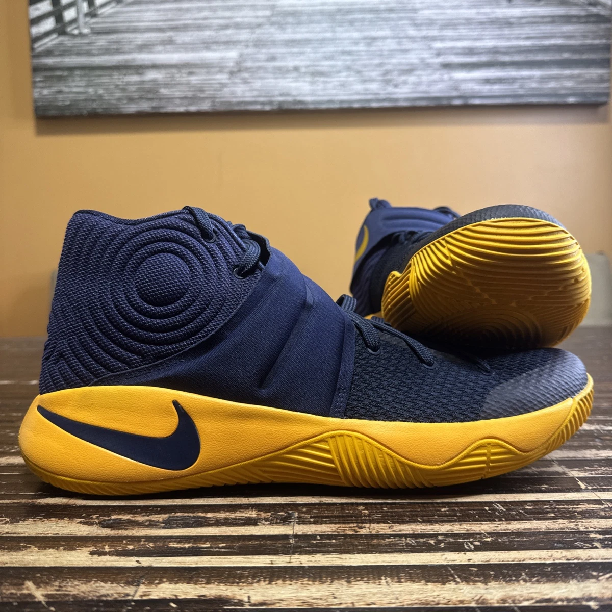 Nike Kyrie 2 Midnight Navy University Gold Basketball Shoes 819583-447 Mens 10 Kyrie 2  main image 3