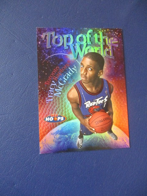 Tracy McGrady 1997 - 1998 NBA Hoops Top of the World Rookie Card #8