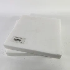 Acetal Copolymer Natural Sheet 1.75" x 16" x 16" Set of 2
