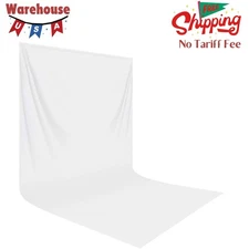 White Photo Backdrop Background, 10x20 ft White Screen for Photography, Seamless