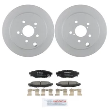 Bosch QuietCast Rear Rotors & Ceramic Disc Brake Pad Kit For Crosstrek Forester