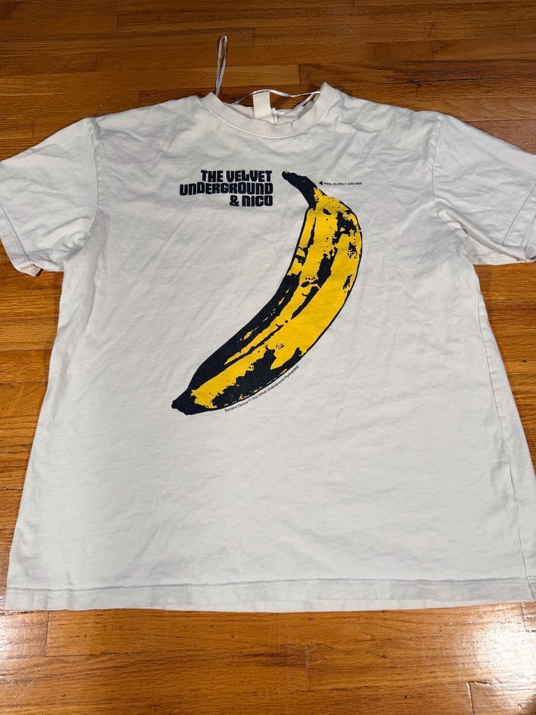 The Velvet Underground & Nico Banana T-Shirt Andy War… - Gem