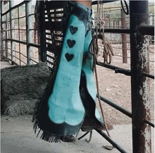 Handmade Suede Leather Chaps Men Women | Western Cowboy Rodeo Riding Chinks Pant