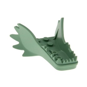 1x Lego Dragon Head Ninjago Sand Green Lower Jaw Teeth 70612 6195101 25380
