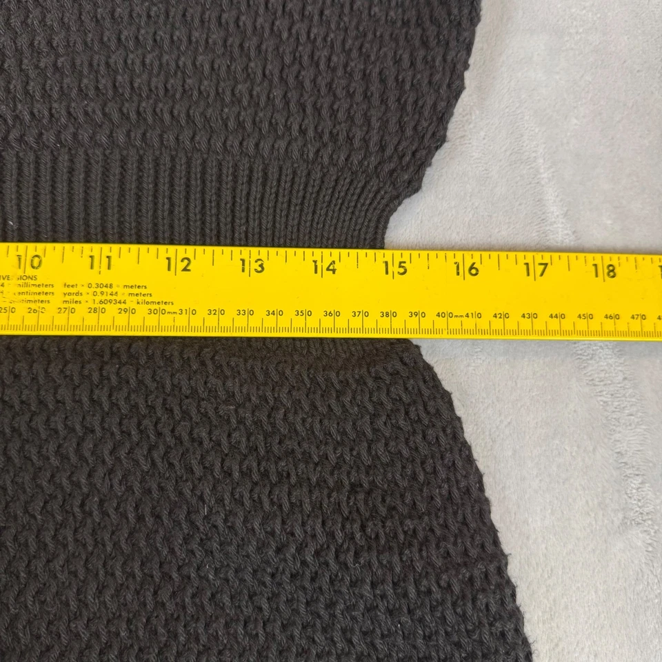 Jason Wu Crocheted Cotton Sleeveless Dress Womens XL Striped BlackGreenBeige - Image 3 of 4