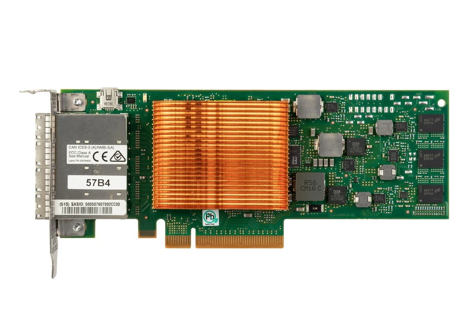 RAID controller IBM Adapter PCIe 3.0x8 4x SFF-8644 6Gb SAS 01DH542 - Bild 2 von 3