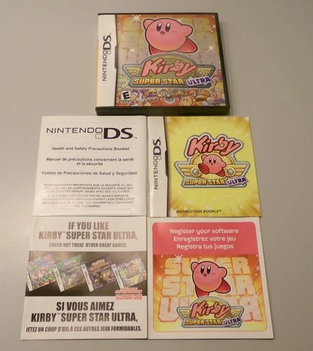 Kirby Super Star Ultra Nintendo DS Case & Manual Only