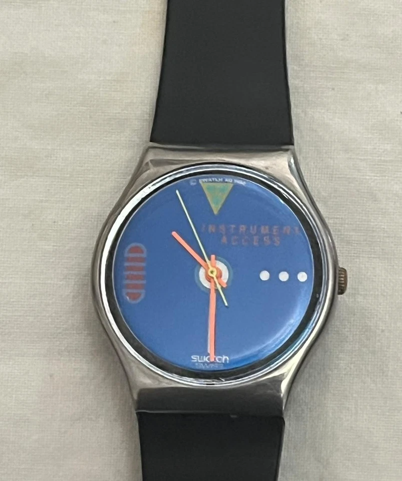 Reloj Swatch 1989 raro vintage instrumento acceso 89 Foto 2 de 3