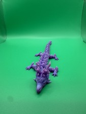 9  Articulated Dragon Flexi Toy Purple 3D Printed Fidget Desk Toy Mini Dragon