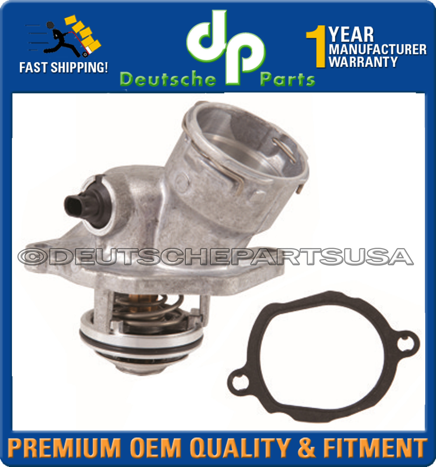 MERCEDES W164 W203 W209 R171 W211 ENGINE COOLANT THERMOSTAT + HOUSING