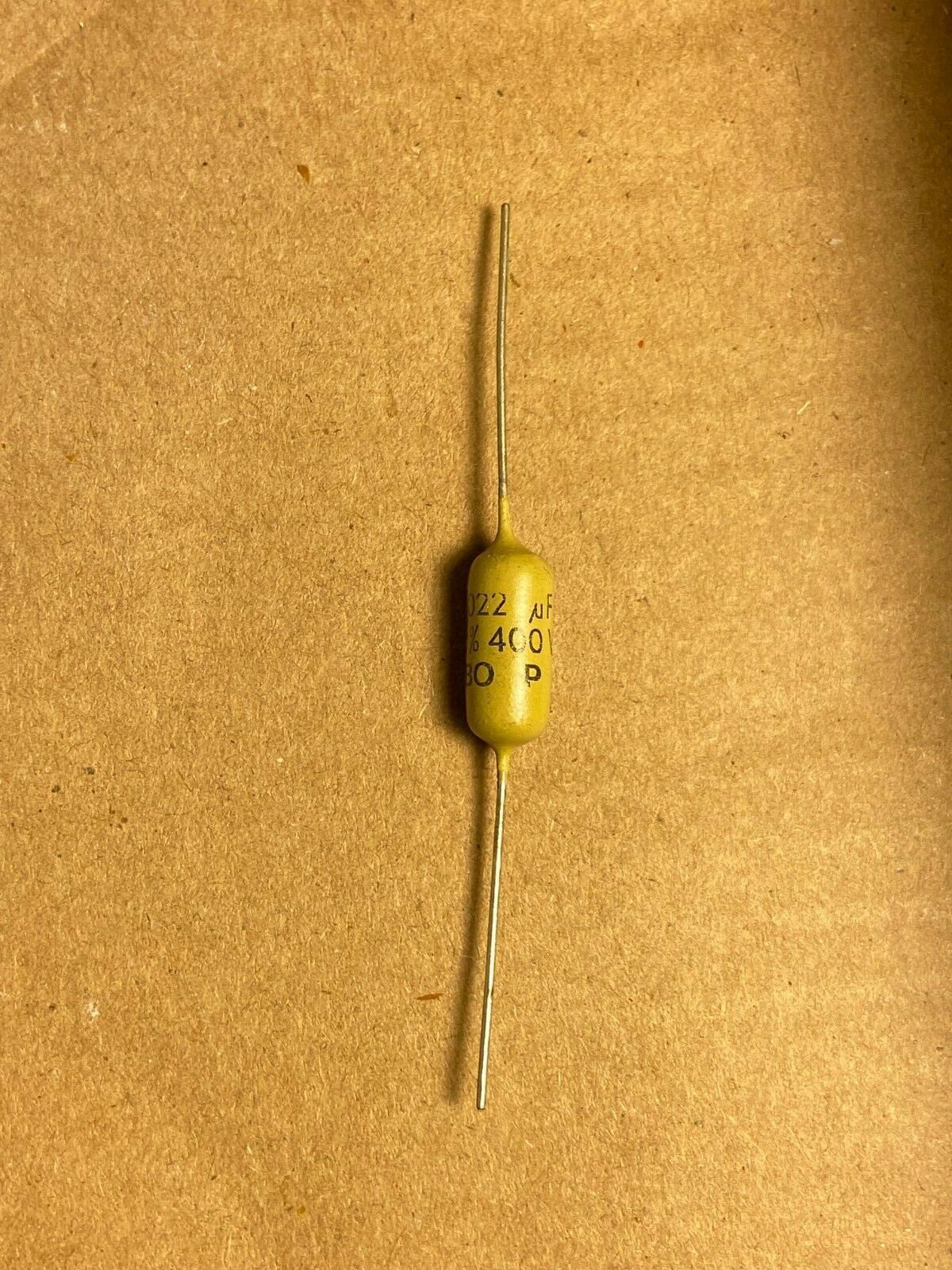 NOS Vintage Mullard .022 uf 400v Mustard Capacitor TESTED Epiphone Marshall #B