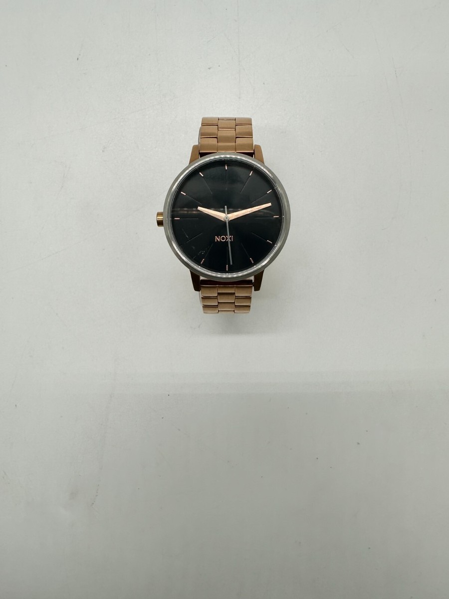 NIXON KENSINGTON A099 2361 QUARTZ HAND 37MM ROSE GOLD WATCH