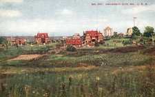 Postcard University City Missouri Farm College Field #247