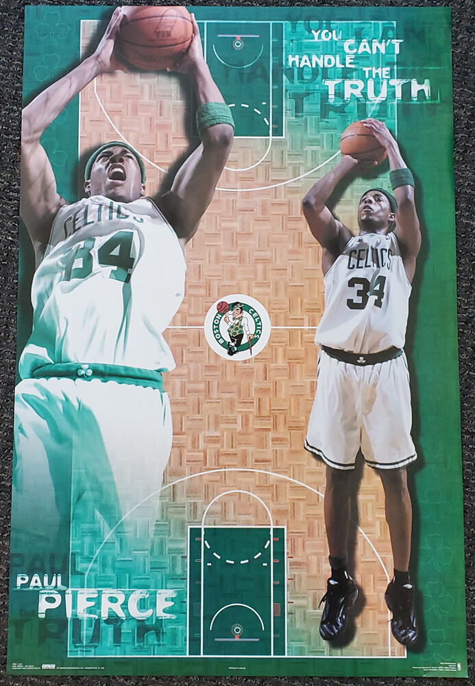 Paul Pierce THE TRUTH Boston Celtics 2002 NBA Basketball Action