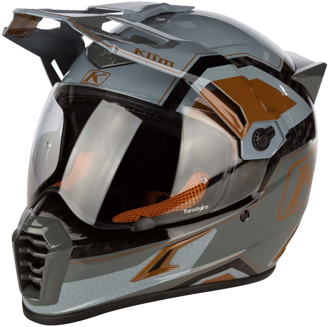 KLIM endurohelm Krios Pro ADVENTURE CASCO CARBONIO ECE