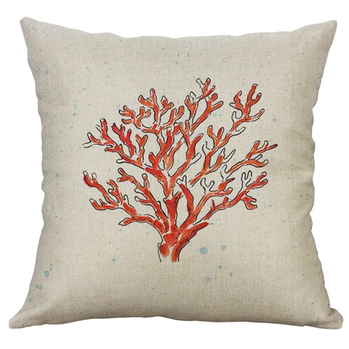 Ocean Mandala pillowcase Coastal Jewels Indoor Square Throw Pillow Cover - Picture 15 of 27