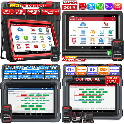 LAUNCH X431 PRO3S+ V5.0 PRO TT PRO3 ACE PROS V+ KFZ OBD2 Diagnosegerät Scanner