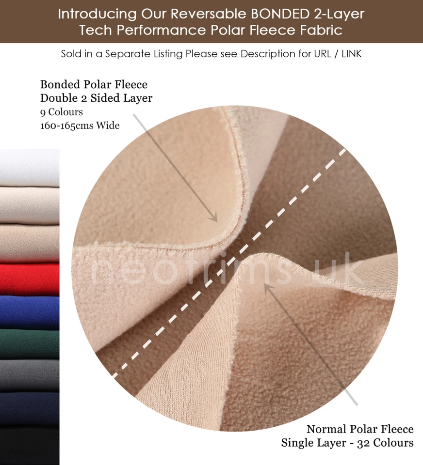 Tela polar antipíldoras aprobada por prueba, 35 colores de moda precio al por mayor Foto 2 de 4