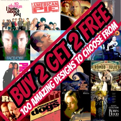 90er Klassische Filmplakate Vintage Retro Filme Wohndeko Wandbilder Drucke