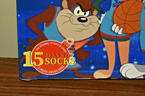 New Space Jam Movie Kids Socks Sz S M L 15 Days of Socks Advent Calendar - Picture 3 of 7