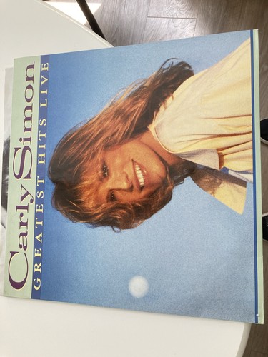 Carly Simon Greatest Hits Live 1988 Arista 209196 Original Vinyl Lp German Pres - Picture 6 of 7