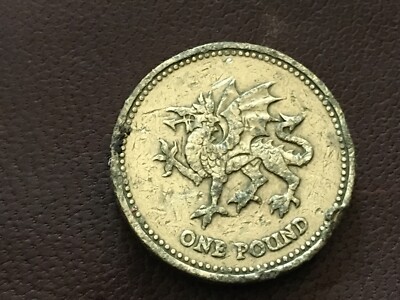 1 COIN - WELSH DRAGON -OLD ONE POUND - 2000 - CIRCULATED | eBay UK