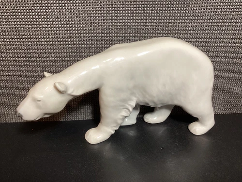 Royal Copenhagen Porcelain Polar Bear Walking #320 Figurine Figure