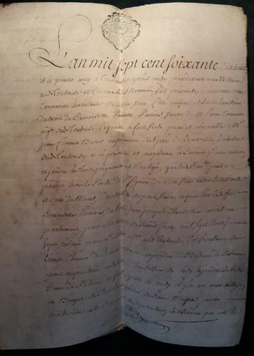 1778 ACTE DE VENTE D'UNE MAISON à JEAN-FLORENT BAOUR, IMPRIMEUR à TOULOUSE. - Picture 3 of 5