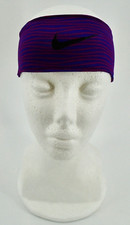 Nike Fury Headband Adult Adjustable Court Purple/Bright Grape/Black