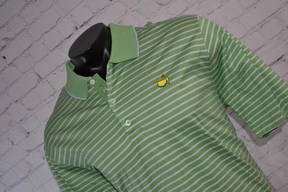 Camisa de golf 46843-a Bobby Jones Masters Augusta Nationals hecha en Italia para hombre Foto 3 de 4