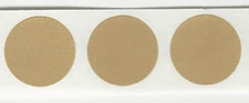 3/4" Round Self Adhesive Target Pasters, 2 boxed rolls of 500 brown