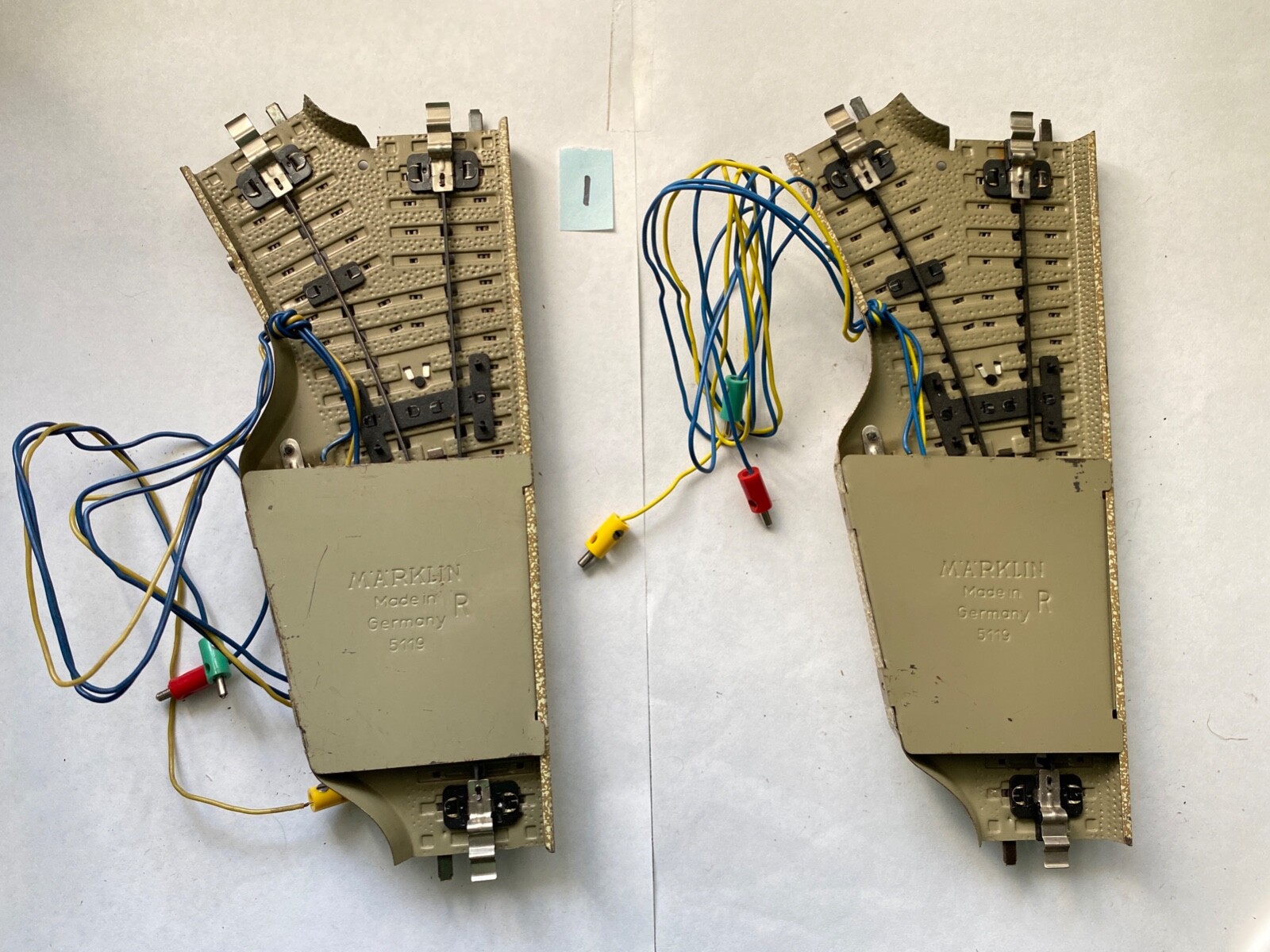 1959 Vintage Marklin HO Train Tracks 5119 x2 Right Switches lot 1 eBay