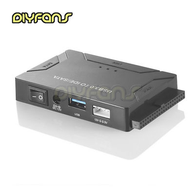 USB 3.0 zu 2.5'' 3.5'' 5.25'' Zoll SATA Hard Drive HDD SDD Converter Adapter PC