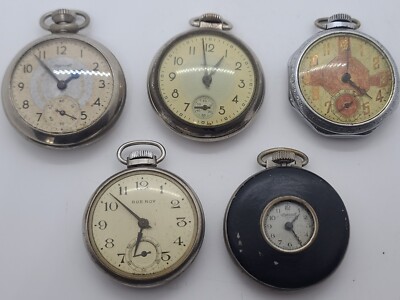 Antique Pocket Watches -Ingersoll Cord, Ingersoll Buck, New