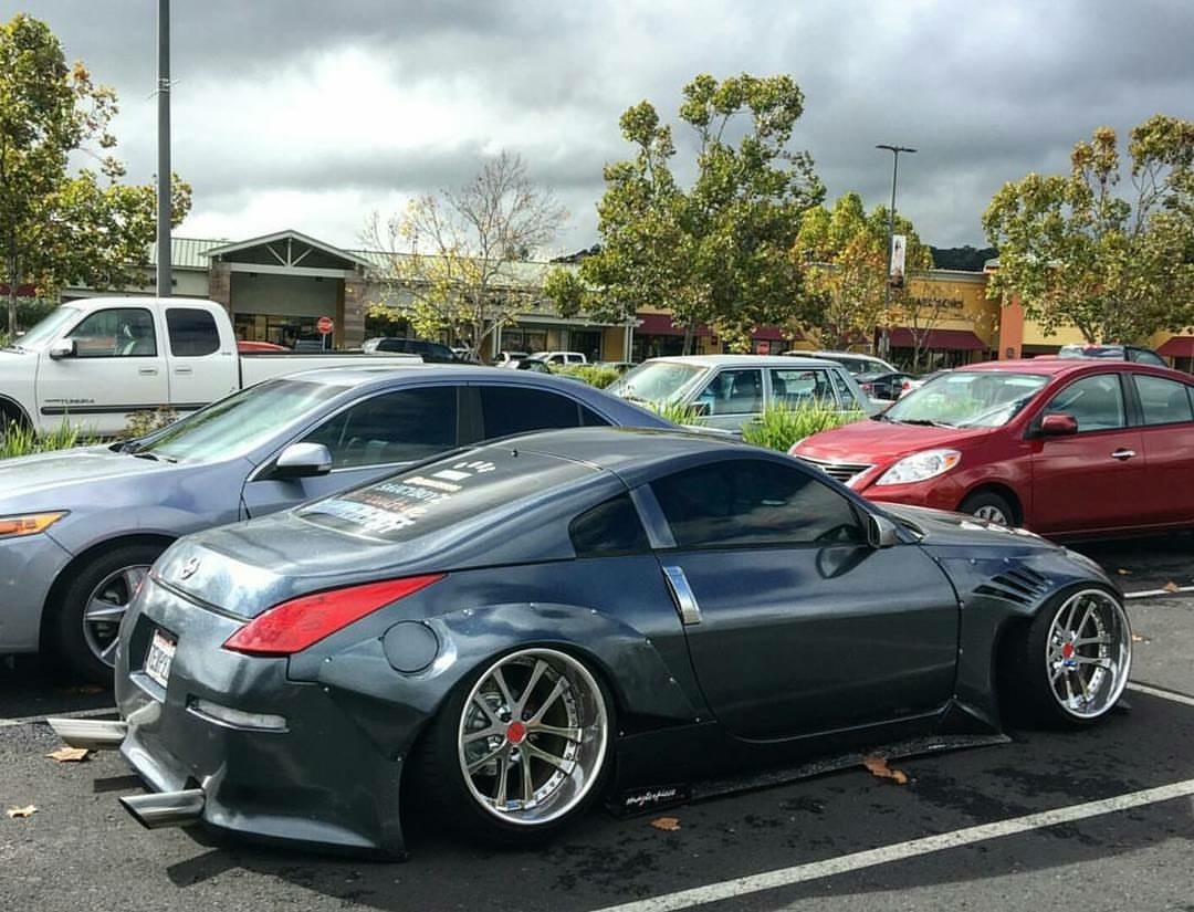 For Fairlday 350z Z33 FRP 4Pcs Wide body Kit Ver2 RB-Style Front