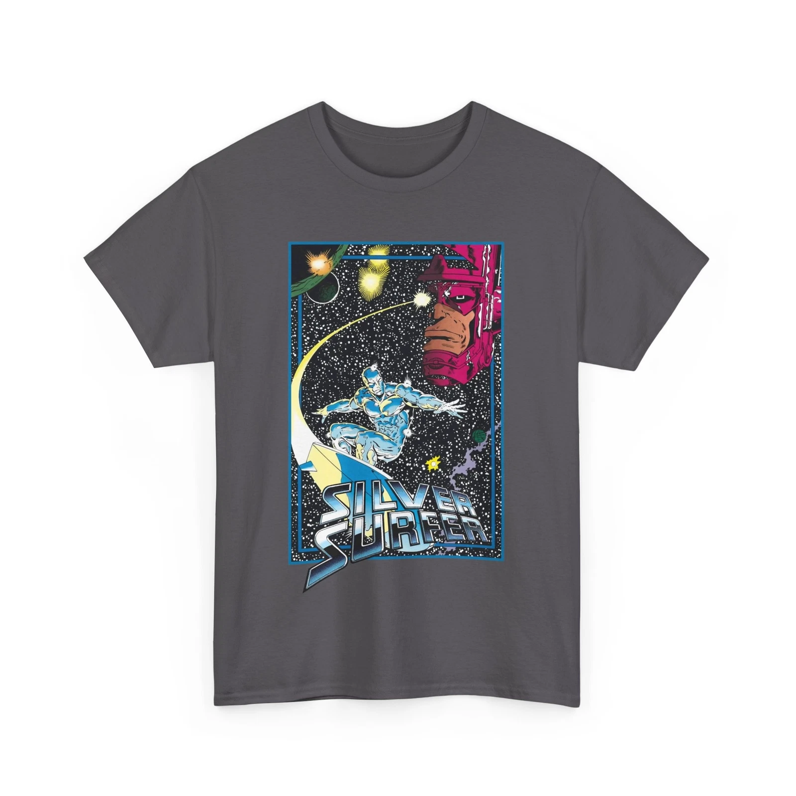Silver Surfer T-Shirt - Marvel Comics - Ron Lim Art - Galactus - Norrin Radd
