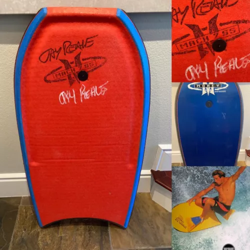 VINTAGE MOREY BODYBOARD: Signed JAY REALE MACH 7 SS