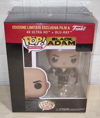 BLACK ADAM - EXCLUSIVE EDITION BOX FUNKO POP + 4K + BLU-RAY - ITA - ENG