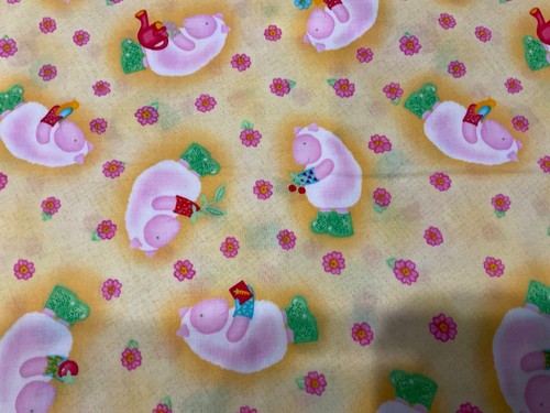 Quilting Material Sewing Fabric 3 Yards Sherbert's Garden #11586 Multi T3