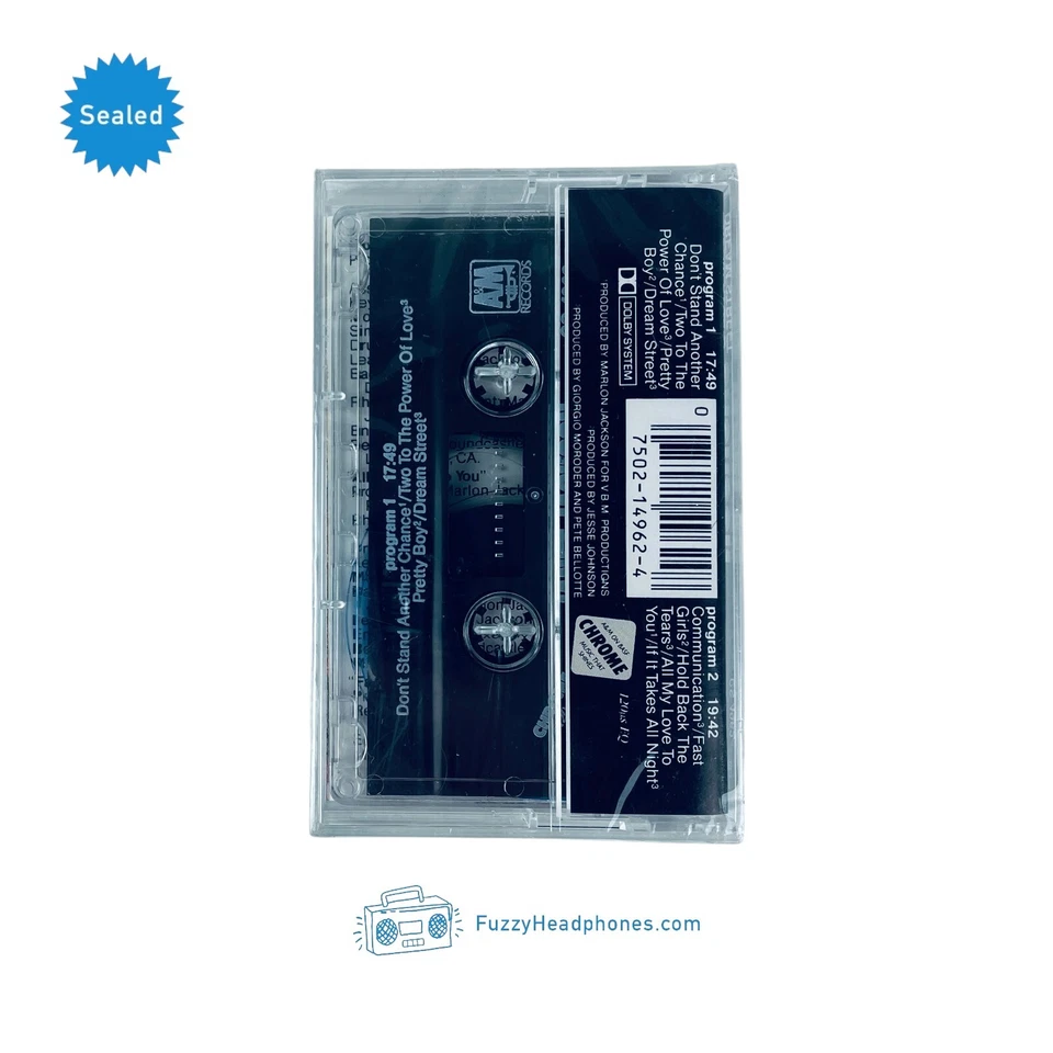 Janet Jackson - Dream Street Cassette Tape (1984) US, Clear Shell SEALED - Image 2 of 4