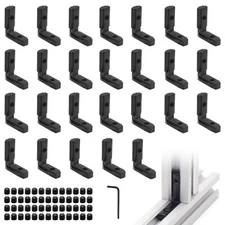 20pcs 3030 Joint Bracket L Shape T Slot Connector for 3030 Aluminum Extrusion