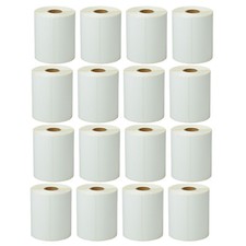 16 Rolls 4X2 Thermal Shipping 750/R Labels 4"X2" for Zebra Eltron Rollo LP 2844