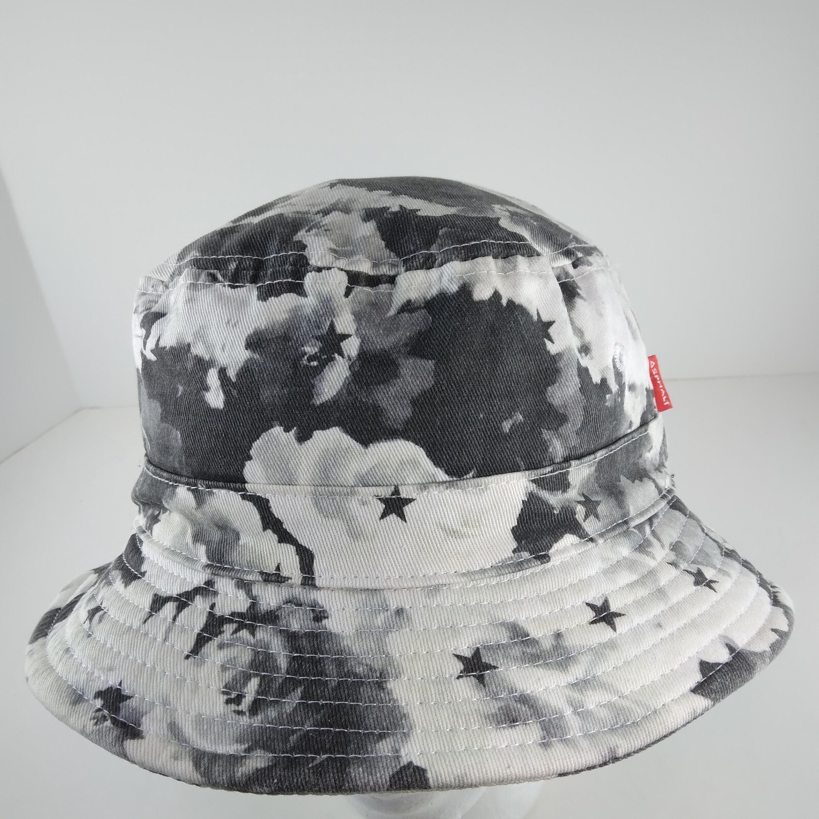 Reversible Asphalt Print Bucket Hat for Men and Women-image