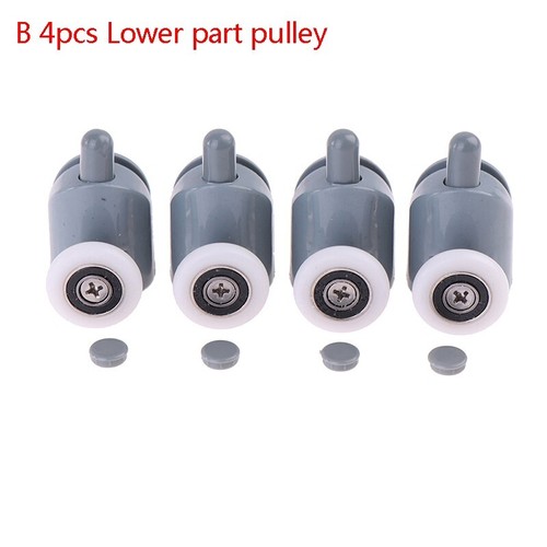 Pack of 4 x Shower Screen Door Rollers Runners Wheels Pulleys 23mm wheel Dia SR3 - Picture 9 of 12