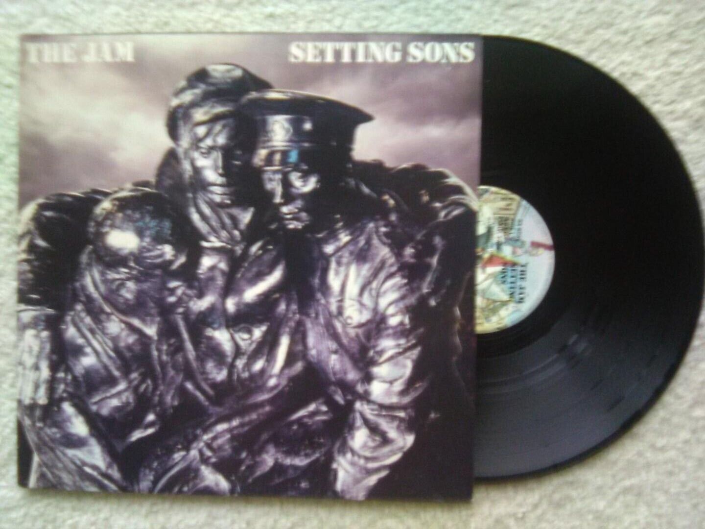 The Jam "Setting Sons" VG+/EXC 1979 Vinyl LP UK POLD-5028  w/Insert Paul Weller