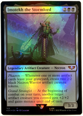 MTG Imotekh the Stormlord *FOIL* Warhammer 40,000 169 NM | eBay