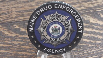 MDEA Maine DEA Drug Enforcement Agency Ceramic Challenge Coin #145W