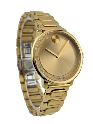 Movado Bold 3600502 Gold Dial Stainless Steel Women s Watch