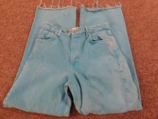 Zara Womens Jeans 6 Blue straight denim casual regular