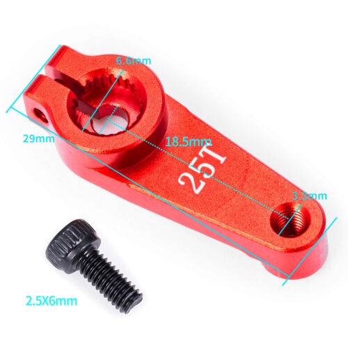 AXSPEED Alum 25T Servoarm Horn Für 1/10 RC Futaba B6 DR10 DB10 etc 15MM/18.5MM - Bild 18 von 23